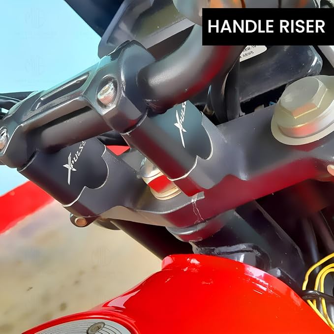 Adjustable Handle Riser for Xpulse Motorbike | Enhances Comfort and Control | Height Riser Clamp Compatible with Xpulse