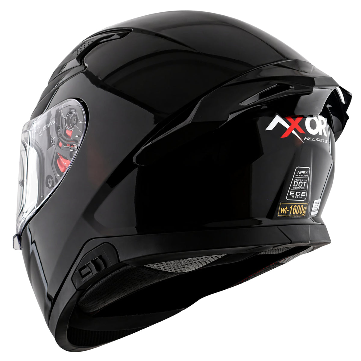 AXOR APEX SOLID BLACK HELMET