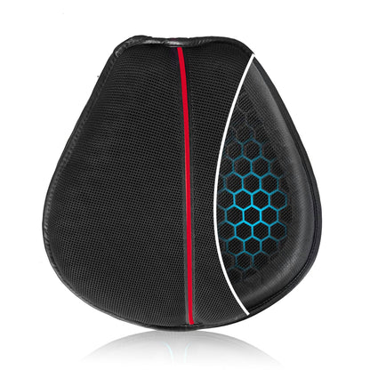 Motorcycle Honeycomb Gel Air Seat Cushion for Medical, Offices, Home, Motorcycle and Car Lumbar Support - Universal Fit & Breathable Design
