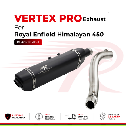Red Rooster Perfromance Vertex Pro - Black - For Himalayan 450
