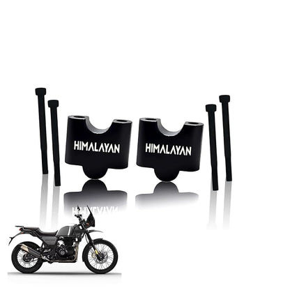 Adjustable Handle Riser for RE Himalayan BS3/BS4/BS6/Scram Motorbike |Enhances Comfort and Control | Height Riser Clamp Compatible with RE Himalayan (Straight)