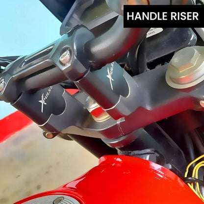 Adjustable Handle Riser for Xpulse Motorbike | Enhances Comfort and Control | Height Riser Clamp Compatible with Xpulse