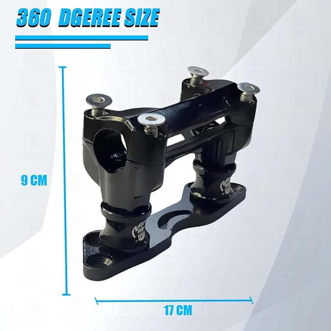 Adjustable Handle bar Conversion Kit for Pulsar NS200 (BS4,BS6) | Customizable Handlebar Height Enhanced Comfort & Control - Fully Heavy Duty