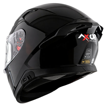 AXOR APEX SOLID BLACK HELMET