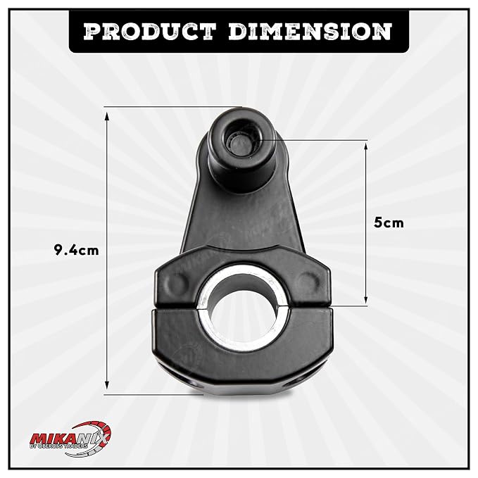 Alloy Black Universal Heavy Duty Handlebar Riser/Raiser Handle Clamps Riser For All Bikes Handlebar Riser Kit