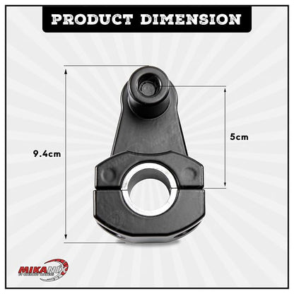 Alloy Black Universal Heavy Duty Handlebar Riser/Raiser Handle Clamps Riser For All Bikes Handlebar Riser Kit