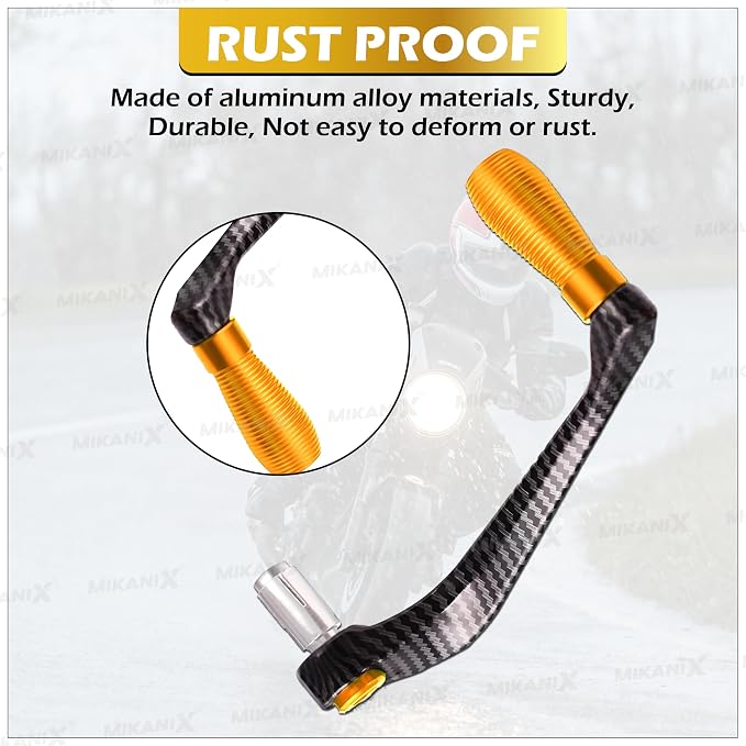 UNIVERSAL HEAVY DUTY CNC PREMIUM LEVER GUARDS - CARBON FINISH