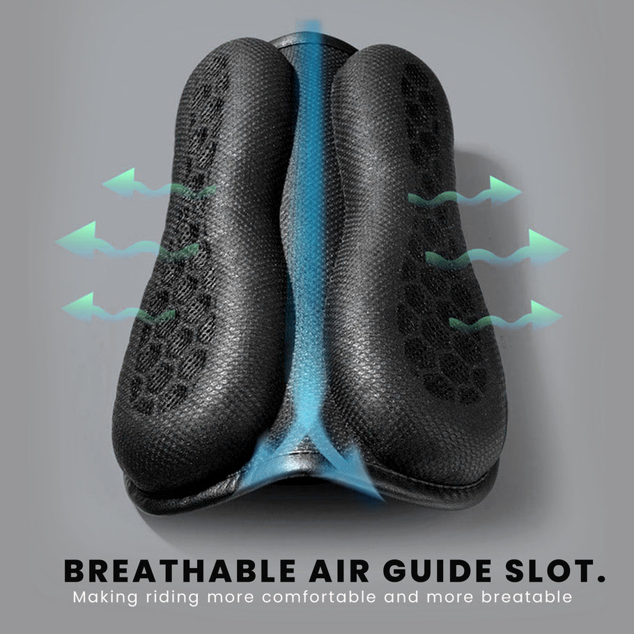Motorcycle Sports/Pillion rider Honeycomb Gel Air Seat Cushion for Medical, Offices, Home, Motorcycle and Car Lumbar Support - Universal Fit & Breathable Design