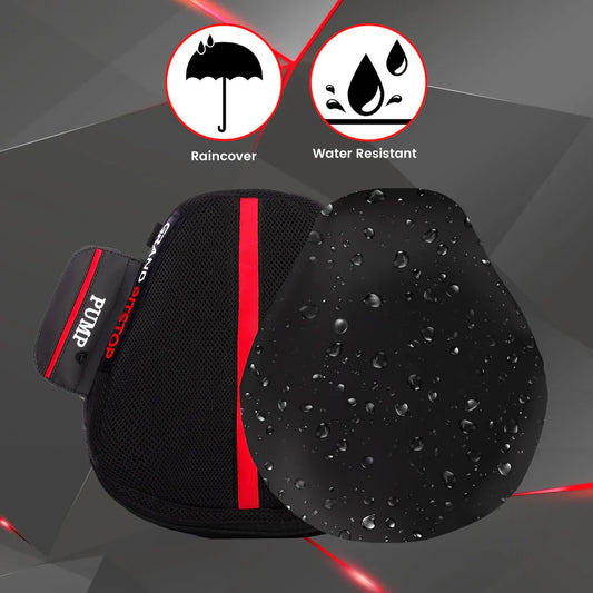 Air Comfy Seat Cushion for Medical, Offices, Home, Motorcycle and Car Lumbar Support - Sports Premium with Pump