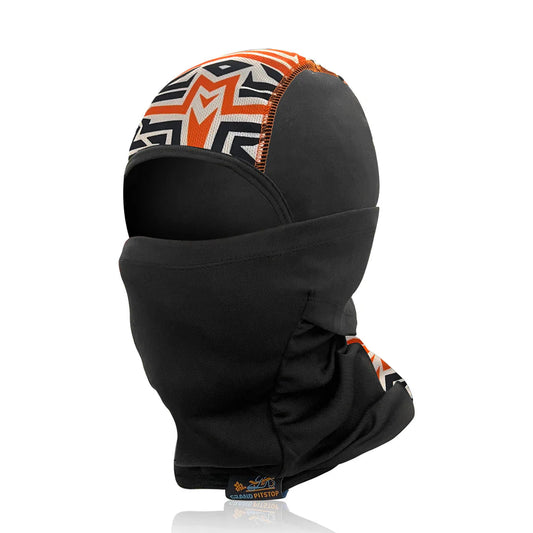 Face Mask for Bike, Ski, Cycling, Running, Hiking - Black/Orange