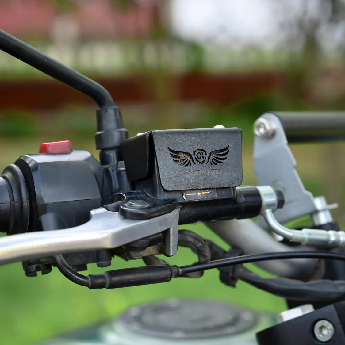 FRONT FLUID RESERVOIR COVER - Black for KTM - DUKE 390