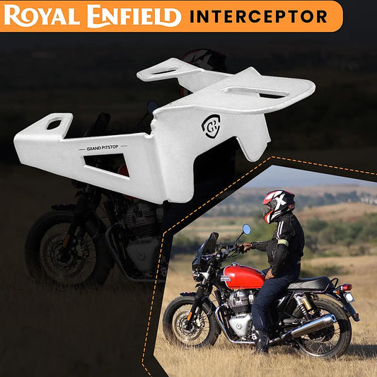 FOG LIGHT MOUNT - Silver for Royal Enfield - INTERCEPTOR