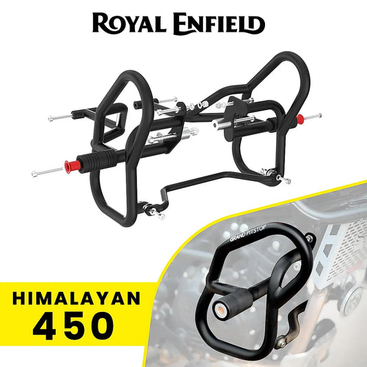 CRASH GUARD (PAIR) for Royal Enfield Himalayan 450 - Black
