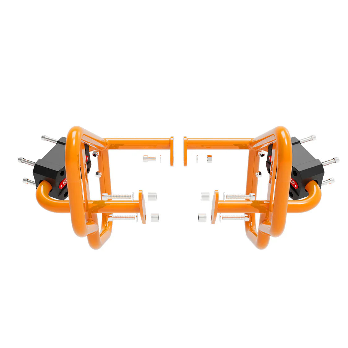 CRASH GUARD (PAIR) - Orange for KTM DUKE 200 Gen 2