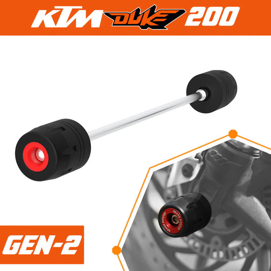 Front Fork Slider for KTM DUKE 200 Gen 2 Black
