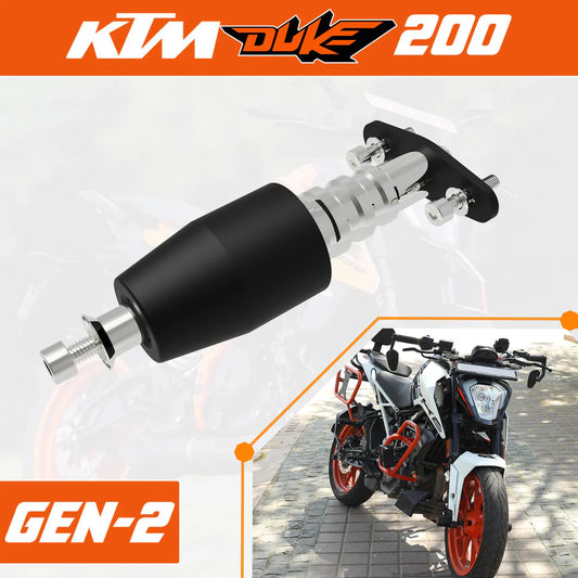 Frame Slider for KTM DUKE 200 Gen 2 Black-Silver