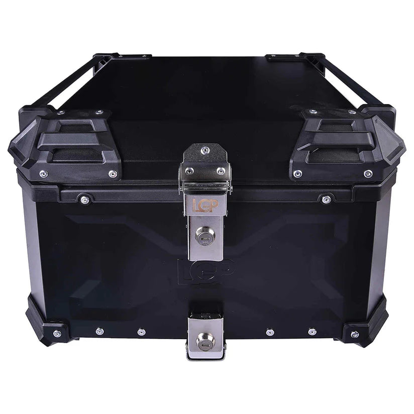 LGP TOP BOX 55L TYPE X WITH BACKREST AND CARRIER PLATE