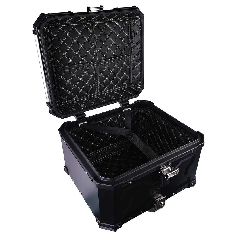 LGP TOP BOX 55L TYPE X WITH BACKREST AND CARRIER PLATE