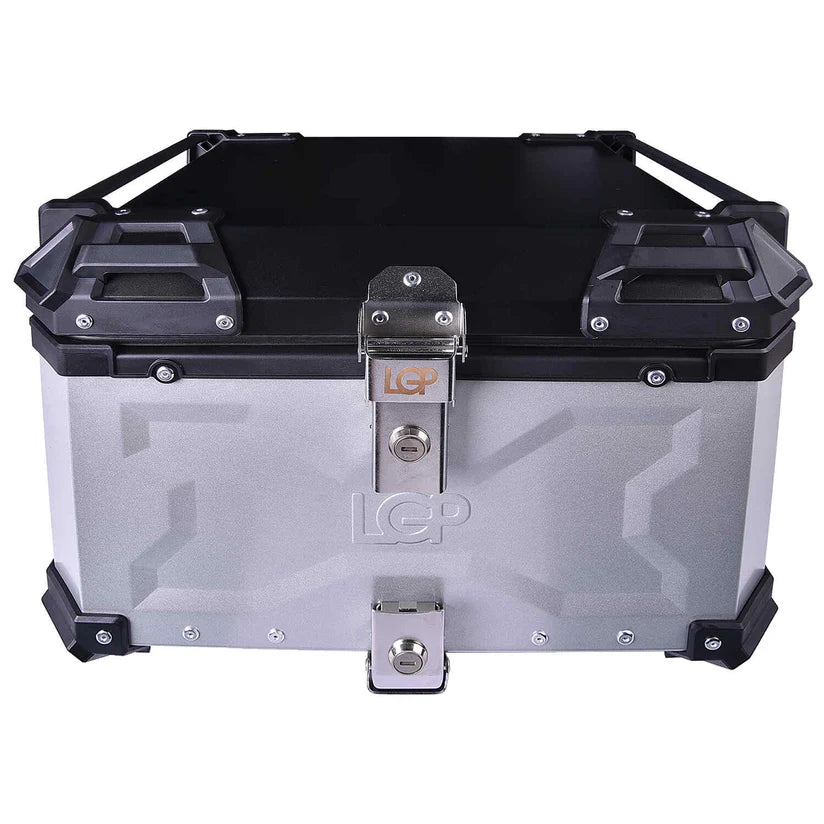LGP TOP BOX 55L TYPE X WITH BACKREST AND CARRIER PLATE