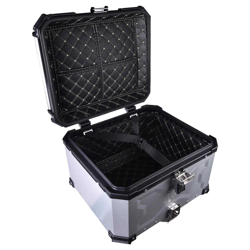 LGP TOP BOX 55L TYPE X WITH BACKREST AND CARRIER PLATE