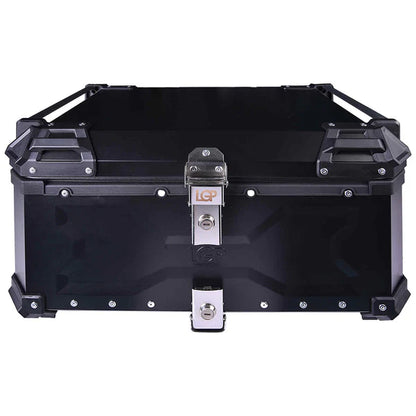 LGP TOP BOX 65L TYPE X WITH BACKREST WITH CARRIER PLATE