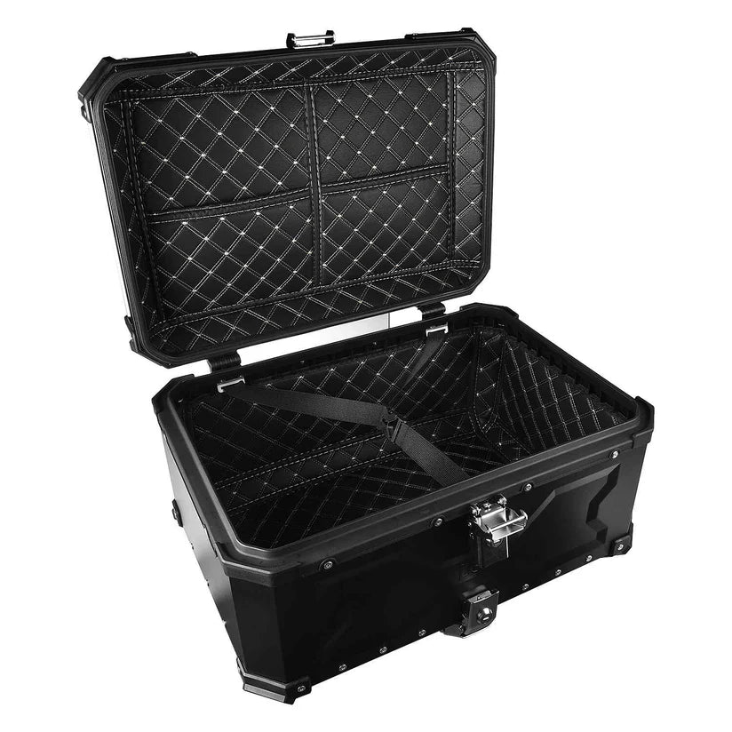 LGP TOP BOX 65L TYPE X WITH BACKREST WITH CARRIER PLATE