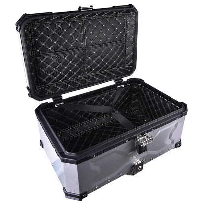 LGP TOP BOX 65L TYPE X WITH BACKREST WITH CARRIER PLATE
