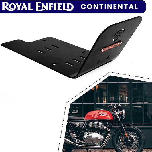 Aluminium Sumpguard for Royal Enfield Continental GT - Black