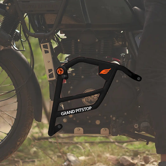 Crash Guard with Slider For Royal Enfield Himalayan-Black