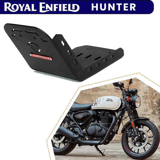 Aluminium Sumpguard for Royal Enfield Hunter - Black