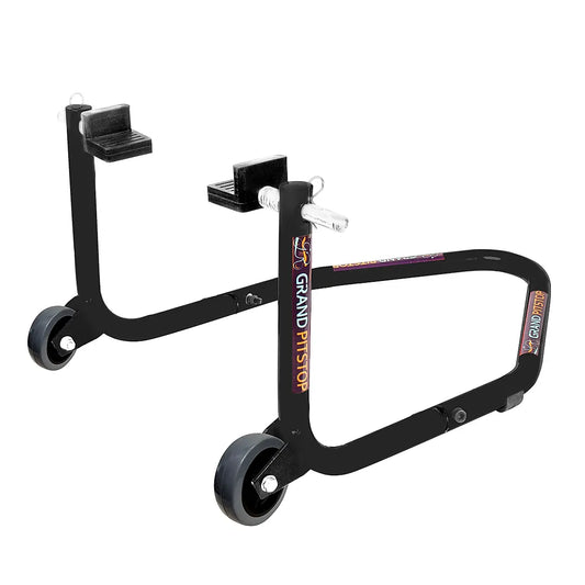 Dismantable Standard Rear Paddock Stand without Skate Wheels - Black - (Bike Wt upto: 250 kgs)
