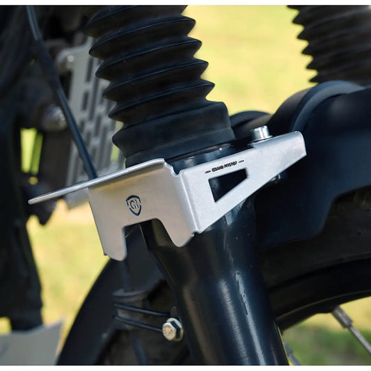 Fog Light Mount For Royal Enfield Himalayan - BS4-BS6 Model (2019-2021) - Silver