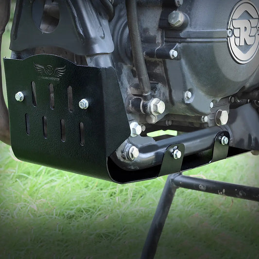 Aluminium Sumpguard For Royal Enfield Himalayan - BS6 Model (2020-2021) - Black
