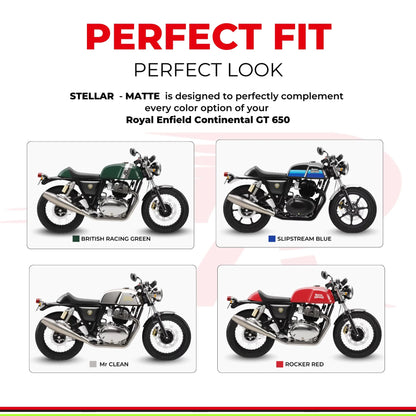 Red Rooster Performance Stellar Chrome Matte for Continental GT 650 / Interceprtor 650